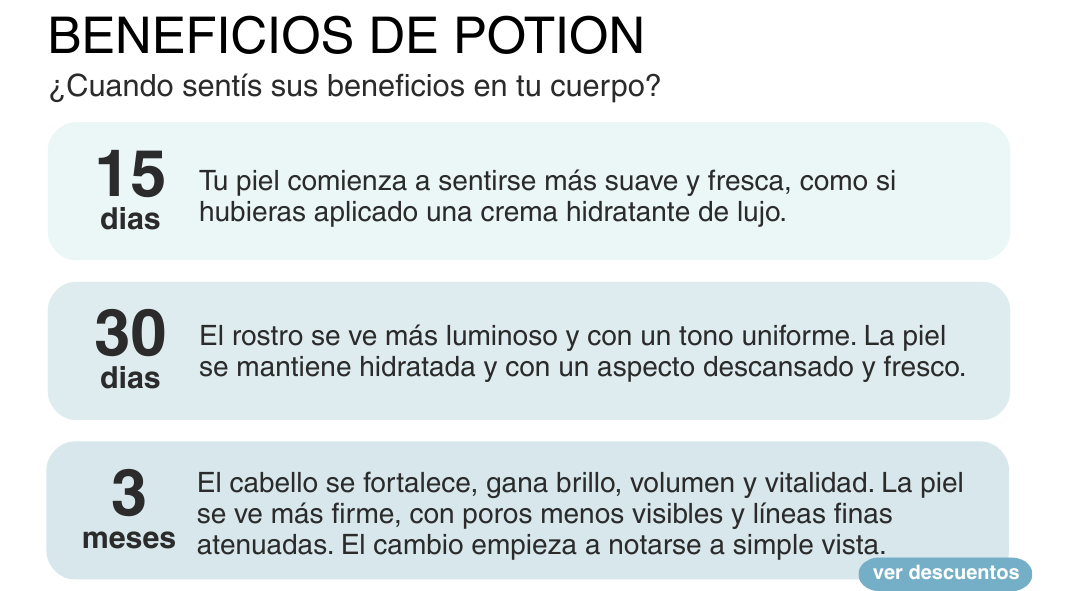 beneficios potion